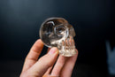 AAA - Grade Smoky Citrine Quartz Skull – Small Hand - Carved Honey Citrine Crystal - E2D Crystals & Minerals