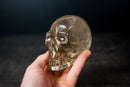 Citrine Crystal Skull made of Genuine Natural Golden Orange Citrine - E2D Crystals & Minerals
