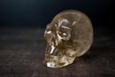 Citrine Crystal Skull made of Genuine Natural Golden Orange Citrine - E2D Crystals & Minerals