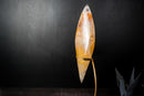 Golden Healer Quartz Flame Sculpture – Delicate Sculptural Hematoid Crystal - E2D Crystals & Minerals