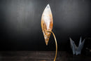 Golden Healer Quartz Crystal Flame Sculpture – Hand - Carved Hematoid Quartz - E2D Crystals & Minerals