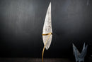Clear Quartz Crystal Flame Sculpture – All - Natural, Handcarved Quartz - E2D Crystals & Minerals