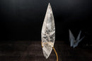 Clear Quartz Crystal Flame Sculpture – All - Natural, Handcarved Quartz - E2D Crystals & Minerals