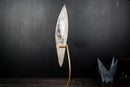 Clear Quartz Crystal Flame Sculpture – All - Natural, Handcarved Quartz - E2D Crystals & Minerals