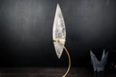 Clear Quartz Crystal Flame Sculpture – All - Natural, Handcarved Quartz - E2D Crystals & Minerals