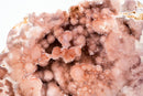Rare Peach Pink Amethyst Geode with Superb Rose Galaxy Druzy – AAA - Grade Collector Crystal from Brazil - 16 Lb. - E2D Crystals & Minerals