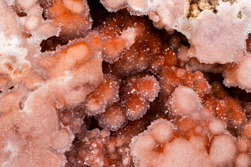 Rare Red Pink Amethyst Geode with Superb Red and Pink Galaxy Druzy – AAA - Grade Collector Crystal from Brazil - 13 Lb. - E2D Crystals & Minerals