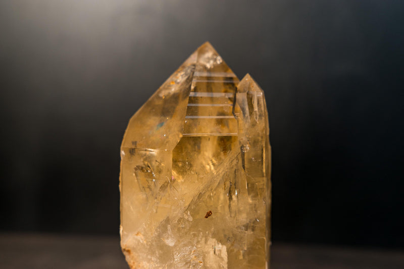 Gorgeous Natural Citrine Crystal Quartz with Elestial and Lemurian Lines – Honey Citrine Color, From Araçuaí, Brazil - 5.3 Lb. - E2D Crystals & Minerals