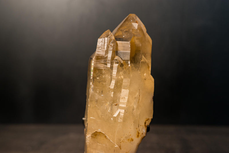 Gorgeous Natural Citrine Crystal Quartz with Elestial and Lemurian Lines – Honey Citrine Color, From Araçuaí, Brazil - 5.3 Lb. - E2D Crystals & Minerals