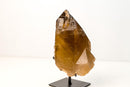 Spectacular All - Natural Elestial Citrine Crystal – Genuine Deep Amber Quartz from Brazil, Collector - Grade Mineral Specimen - 8.2 Lb. 10 In. - E2D Crystals & Minerals