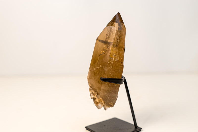 Small Genuine Natural Citrine Crystal – Bi - Terminated Water - Clear Honey - Orange Quartz Specimen - 785g - 1.7 lb - E2D Crystals & Minerals