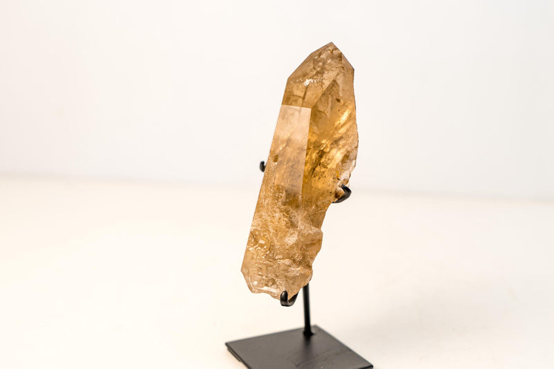 Small Genuine Natural Citrine Crystal – Water - Clear Honey - Orange Quartz Specimen From Brazil - 630g - 1.4 lb - E2D Crystals & Minerals