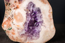 Rare Pink Amethyst Geode with Pink and Purple Druzy – All - Natural, Ethically Sourced Amethyst - 22.3 Lb. - E2D Crystals & Minerals