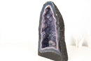 Rare Blue Agate Geode Cathedral with Sparkly Blue Galaxy Druzy Amethyst and Calcite Inclusions - 21 Lb. 8 In. - E2D Crystals & Minerals