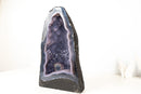 Rare Blue Agate Geode Cathedral with Sparkly Blue Galaxy Druzy Amethyst and Calcite Inclusions - 21 Lb. 8 In. - E2D Crystals & Minerals