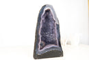 Rare Blue Agate Geode Cathedral with Sparkly Blue Galaxy Druzy Amethyst and Calcite Inclusions - 21 Lb. 8 In. - E2D Crystals & Minerals
