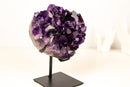 Gallery - Grade Grape Jelly Amethyst Cluster – AAA Quality with Flawless Deep Purple Crystal Points - 8 Lb. 13 In. - E2D Crystals & Minerals
