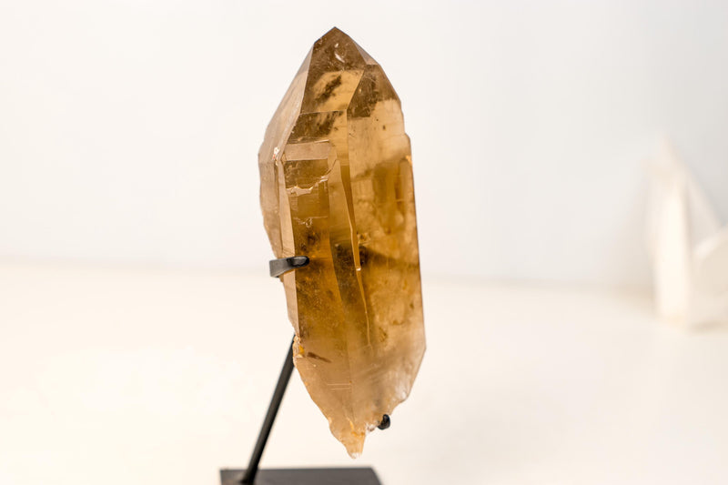 Genuine Citrine Floater Crystal – Water - Clear Honey - Orange Quartz Specimen - 3.3 Lb. - E2D Crystals & Minerals