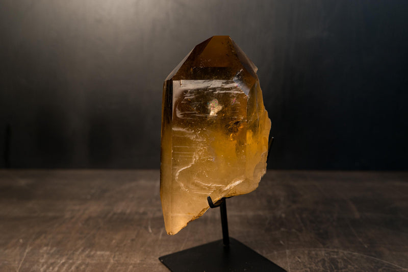 Genuine Citrine Quartz Crystal – Water - Clear Honey - Orange from Araçuaí, Brazil - 3.1 Kg - 6.8 lb - E2D Crystals & Minerals