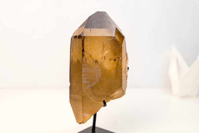 Genuine Citrine Quartz Crystal – Water - Clear Honey - Orange from Araçuaí, Brazil - 3.1 Kg - 6.8 lb - E2D Crystals & Minerals