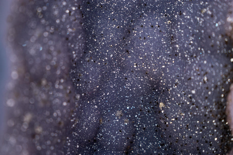 Rare Blue Agate Geode Cathedral with Sparkly Blue Galaxy Druzy Amethyst - 21 Lb. 8 In. - E2D Crystals & Minerals