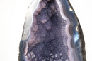 Rare Blue Agate Geode Cathedral with Sparkly Blue Galaxy Druzy Amethyst and Calcite Inclusions - 21 Lb. 8 In. - E2D Crystals & Minerals