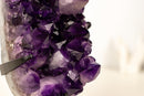 Gallery - Grade Amethyst Cluster with Large Terminated Point – AAA Grape Jelly Amethyst from Brazil, 5 lb. - E2D Crystals & Minerals