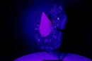 UV - Reactive Calcite on Brazilian Purple Amethyst Cluster – Natural Pristine 6.4 lb Collector Display - E2D Crystals & Minerals