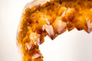 Golden - Orange Citrine Geode Portal with Rare Crown Druzy Formation - E2D Crystals & Minerals