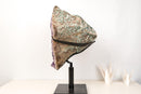 Deep Purple Amethyst Geode Cave on Custom Stand - E2D Crystals & Minerals