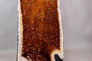 Tall AAA Citrine Cathedral Geode with Golden - Orange Sparkly Druzy – 3.85 ft - E2D Crystals & Minerals