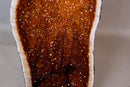 Tall AAA Citrine Cathedral Geode with Golden - Orange Sparkly Druzy – 3.85 ft - E2D Crystals & Minerals
