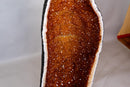 Tall Citrine Cathedral Geode – Golden - Orange Sparkly Druzy, 3.85 ft - E2D Crystals & Minerals