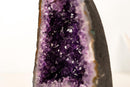 High - Grade Amethyst Cathedral Geode with Saturated Deep Purple Druzy – 13.6 lb - E2D Crystals & Minerals