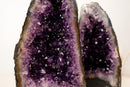Pair or High - Grade Amethyst Cathedral Geodes - E2D Crystals & Minerals