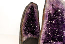 Pair or High - Grade Amethyst Cathedral Geodes - E2D Crystals & Minerals