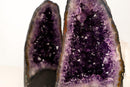 Pair or High - Grade Amethyst Cathedral Geodes - E2D Crystals & Minerals
