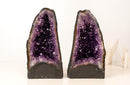 Pair or High - Grade Amethyst Cathedral Geodes - E2D Crystals & Minerals