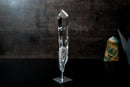 Diamantina Lemurian Quartz Obelisk (9") – Water - Clear with Rainbows - E2D Crystals & Minerals