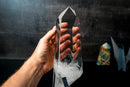 AAA Optical - Grade Lemurian Quartz Point – Water - Clear (12" Tall) - E2D Crystals & Minerals