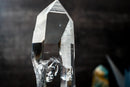 AAA Optical Lemurian Quartz Point – Water - Clear Crystal (11" Tall) - E2D Crystals & Minerals