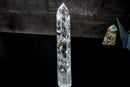 Water - Clear Tall Quartz Crystal Obelisk from Diamantina, Brazil - E2D Crystals & Minerals