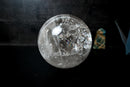 Large Natural Clear Quartz Sphere from Diamantina, Brazil (11 lb) - E2D Crystals & Minerals