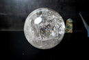 Large Natural Clear Quartz Sphere from Diamantina, Brazil (11 lb) - E2D Crystals & Minerals