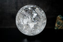 Large Clear Quartz Sphere with Natural Rainbows (18 lb), High - Grade - E2D Crystals & Minerals
