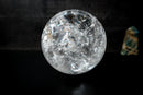 Large Clear Quartz Sphere with Natural Rainbows (18 lb), High - Grade - E2D Crystals & Minerals