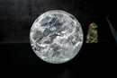 Large Clear Quartz Sphere with Natural Rainbows (18 lb), High - Grade - E2D Crystals & Minerals