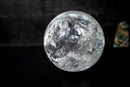 Large Clear Quartz Sphere with Natural Rainbows (18 lb), High - Grade - E2D Crystals & Minerals