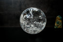 High - Grade Lemurian Quartz Sphere with Rainbows (19.5 lb) - E2D Crystals & Minerals