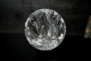 Natural Lemurian Water - Clear Quartz Sphere with Rainbows (5.1 Lb) - E2D Crystals & Minerals